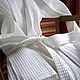 Белый вафельный халат большой размер, Халаты мужские, Москва,  Фото №1