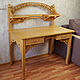 Desk-Secretary of beech Hops. Tables. WOODMELODY. Online shopping on My Livemaster.  Фото №2