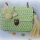 Crossbody bag made of knitted yarn. Crossbody bag. Rainbow colors. Online shopping on My Livemaster.  Фото №2
