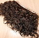 Tress for doll hair, short hair (dark brown) from the Angora goat breed hand-made Hair for the dolls Curls Curls for doll Hair for dolls to buy Handmade Fair Masters
