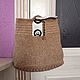 Tote: Jute bag with short handles. Tote Bag. Lace knitting workshop. Lidiya.. My Livemaster. Фото №6
