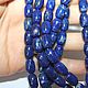 Лазурит 8х12мм нить 39,5см. Бусины. Beads. Ярмарка Мастеров.  Фото №4