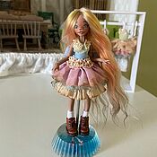 Авторская шарнирная кукла. 11 см