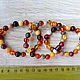 Amber. Bracelet 'How many' amber. Bead bracelet. Frollena II. Natural Baltic amber. My Livemaster. Фото №5