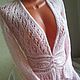 Order Openwork cardigan 'Gentle dreams' handmade. hand knitting from Galina Akhmedova. Livemaster. . Cardigans Фото №3
