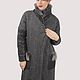Order Black winter coat with natural fur. Yana Levashova Fashion. Livemaster. . Coats Фото №3