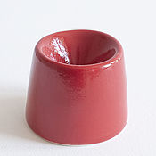 Канцелярские товары handmade. Livemaster - original item Non-spill inkwell, red. Handmade.