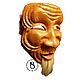 Carved mask made of wood 'The Cunning Old Man'. Interior masks. Carved masks from Serg Bula. Online shopping on My Livemaster.  Фото №2