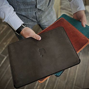 Сумки ручной работы. Ярмарка Мастеров - ручная работа Чехлы для Macbook из натуральной кожи ручной работы. Handmade.