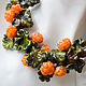 'Cloudberry': necklace and earrings with lampwork berries, Jewelry Sets, St. Petersburg,  Фото №1