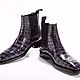 Order Chelsea ankle boots made of genuine crocodile leather, premium class!. SHOES&BAGS. Livemaster. . Ankle boot Фото №3