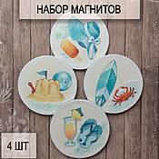 Елочные игрушки из фетра: красно-золотой набор (8 шт)