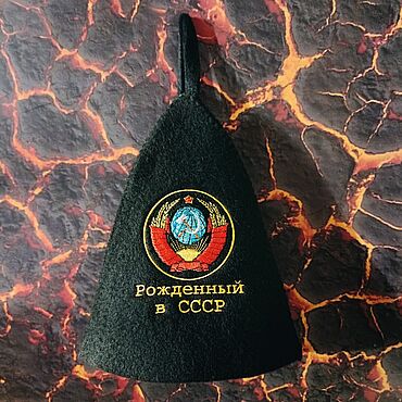 Аксессуары ручной работы. Ярмарка Мастеров - ручная работа Шапка для бани и сауны. Handmade.