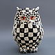 Vase sculptural Checkered owl, Vases, Moscow,  Фото №1