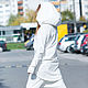 White Hooded Sports set. Tracksuits. EUG fashion. Online shopping on My Livemaster.  Фото №2
