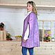 Cape felted wool Lavender. Coats. GreyMir_Volkova Tatyana. Online shopping on My Livemaster.  Фото №2