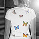 T-Shirt Butterfly. T-shirts. decades. Online shopping on My Livemaster.  Фото №2