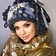 Вязаная шапка ручной работы МОРСКОЙ БЕРЕГ. Шапки. Анна Лесникова      Les accessoires. Ярмарка Мастеров.  Фото №4