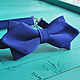 Blue tie Mod / bow tie bright blue original, Ties, Moscow,  Фото №1