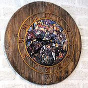 Настенные часы " Петербург" Часы настенные ручной работы