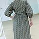 Mosaic dress made of warm cotton. Dresses. KSENIIA. My Livemaster. Фото №4