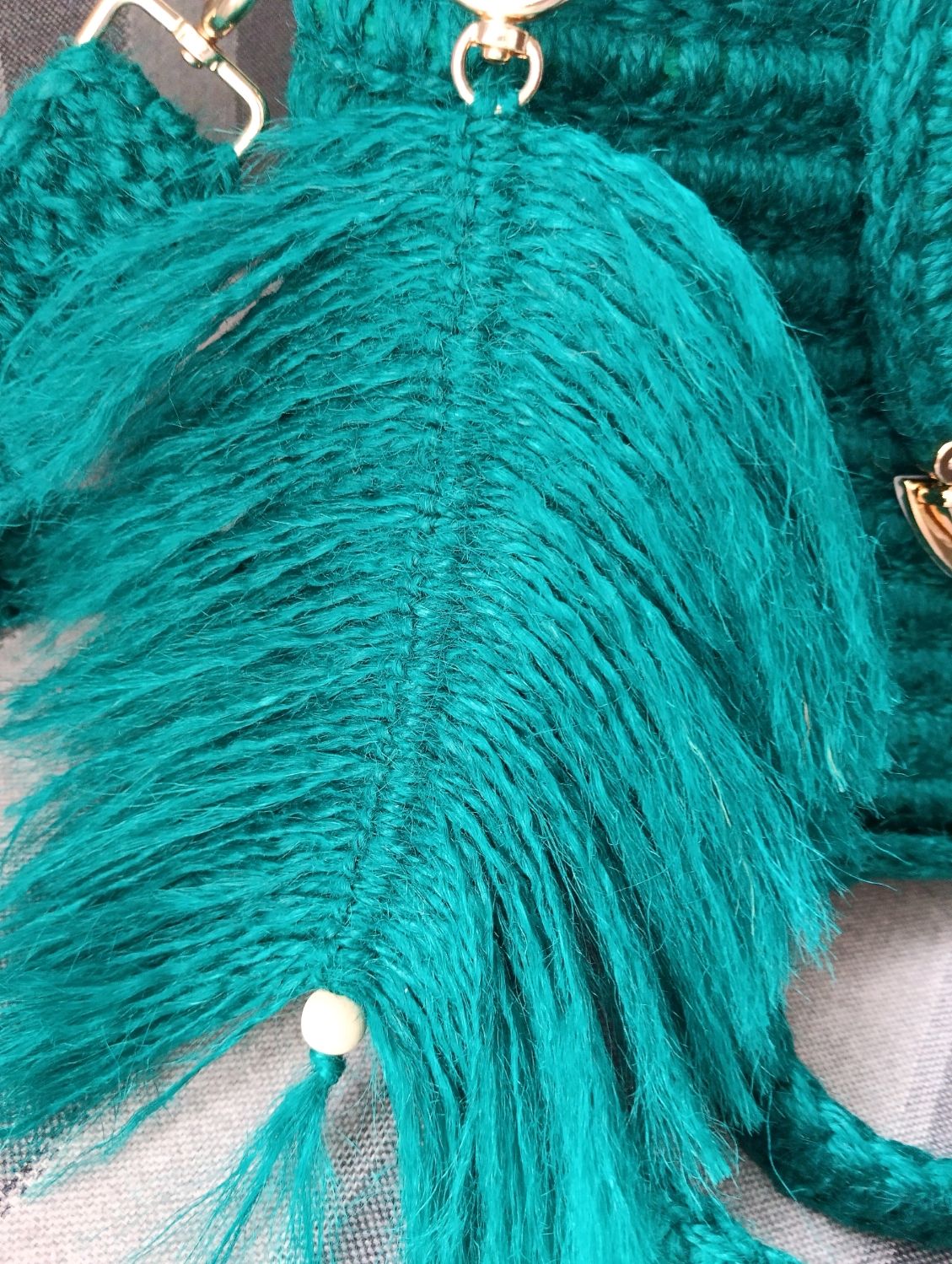 Женская Классическая сумка вязанная из джута в интернет-магазине на ...