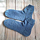 Носки вязаные женские "Полноводье", размер 37. Носки. Мастерская 'Залесье'. Интернет-магазин Ярмарка Мастеров.  Фото №2