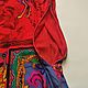 Винтаж: Платья Desigual Испания. Р. 44 46 Ободок из натуральной кожи. Платья винтажные. Юлия (vintageforyou). Ярмарка Мастеров.  Фото №4