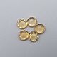Citrine briolet circle d7 mm. Cabochons. yakitoriya. Online shopping on My Livemaster.  Фото №2