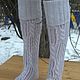 Knitted stockings ' Frost. Handmade stockings. Stockings. DominikaSamara. My Livemaster. Фото №4