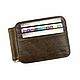 Buy Fotis Money Clip Wallet, Male and Female. Clamps. EZCASE - Leather Design Studio. My Livemaster. Фото №4