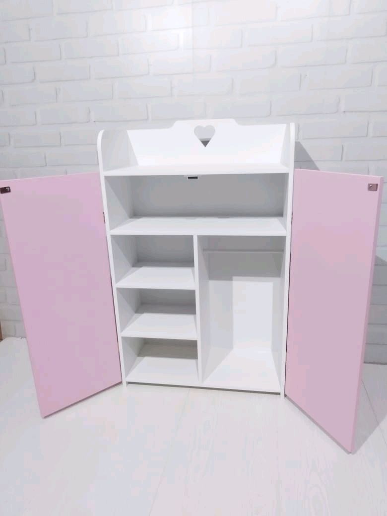 Мебель для куклы шкаф кроватка беби бон игрушки для девочек