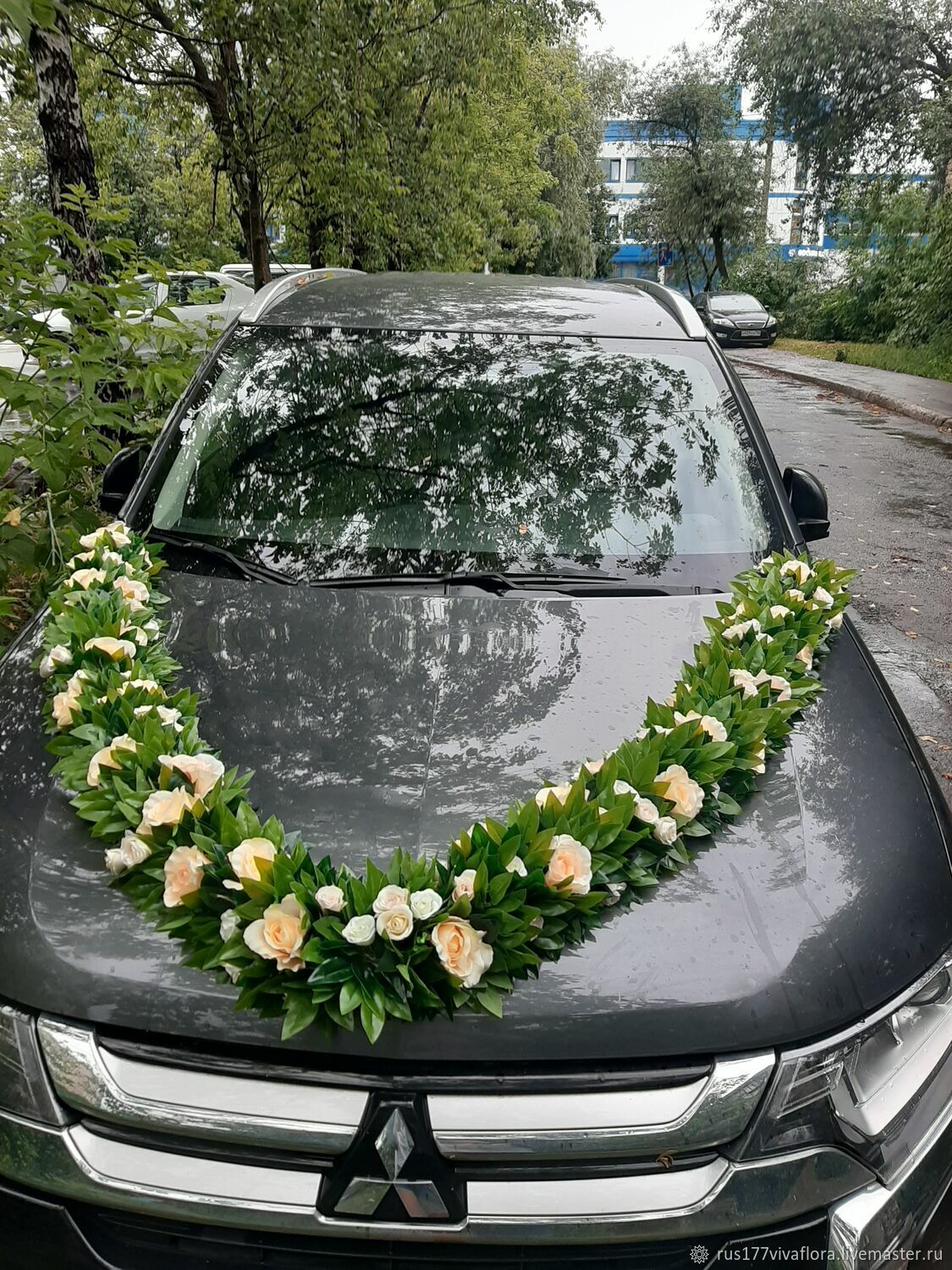 Украшение на свадебную машину в интернет-магазине Ярмарка Мастеров по ...