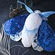 Moth textile 'Snow', big moth, Stuffed Toys, Moscow,  Фото №1