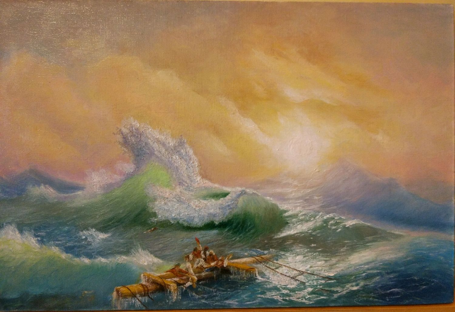 9 волну дай. Девятый вал картина Айвазовского. «Девятый вал» Айвазовского (1850 г.).