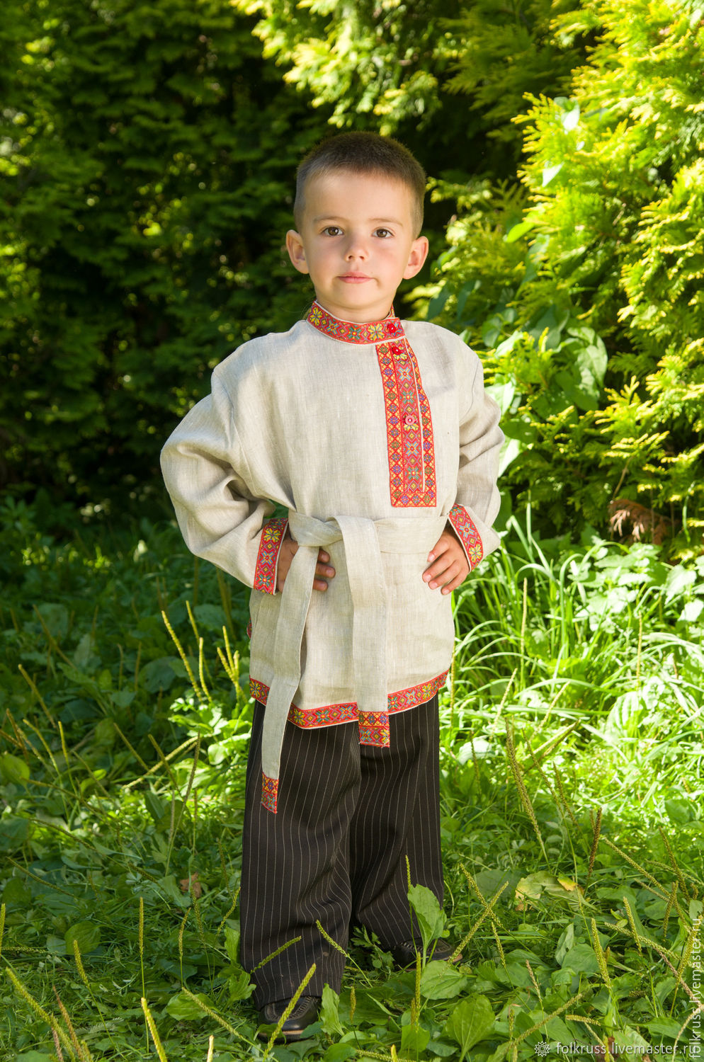 Русско народная рубашка на мальчика