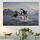 Order an oil painting | Killer Whales | Buy an oil painting. Pictures. pirogov-maxim. Online shopping on My Livemaster.  Фото №2