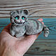 Order Cheshire cat from Alice toy pocket. handmade toys by Mari (handmademari). Livemaster. . Stuffed Toys Фото №3