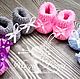 Set booties 'Bun' for newborns to years old warm and beautiful, , Krivoy Rog,  Фото №1