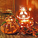 Уличный подсвечник Halloween 37 см. Подсвечники. Елена Зайченко(Камышанцева)-LenZay. Ярмарка Мастеров.  Фото №4