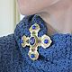 Винтаж: Винтаж: Брошь-крест Accessocraft. Броши винтажные. TSVETasha. Ярмарка Мастеров.  Фото №4