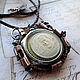 Copper pendant 'the Czechs or 'Movement is possible in time'. Pendants. Judith. Online shopping on My Livemaster.  Фото №2