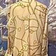 Винтаж: Блуза бренд принт цепи стиль Versace. Блузки винтажные. Екатерина кетикет. Ярмарка Мастеров.  Фото №4
