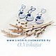 EASTER. Knitting. Easter Chicken! Gzhel! (set - 2 pcs.). Easter souvenirs. Cross stitch and beads!. My Livemaster. Фото №13