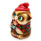 Order Ceramic statuette 'Owl with a mug'. aboka. Livemaster. . Figurines Фото №3