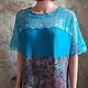 Light summer dress made of viscose staple and lace. Dresses. Charmante Tutenafelt (crealanafr). My Livemaster. Фото №4