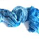 Batik stole scarf wind Whispers Handmade Batik from Natalia Sorokina Shop silk Paradise blue silk scarf Gift woman gift girl Stole silk Women's scarf, Buy Scarf gift
