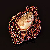 Нефрит в серебре "Журавли" – купить в интернет-магазине на Ярмарке ...