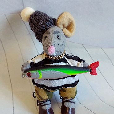 Куклы и игрушки ручной работы. Ярмарка Мастеров - ручная работа Крыса рыбак. Handmade.