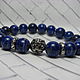Lapis lazuli bracelet ' Azure Dragon '. Bead bracelet. Beautiful gifts for the good people (Alura-lights). My Livemaster. Фото №4
